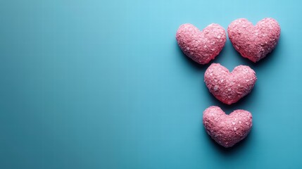 Obraz premium Valentine's day celebration illustrations heartfelt imagery romantic theme artistic content cozy atmosphere sweetheart concept with copy space