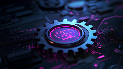 Technical support and customer service concept. Digital icon representing technical support, customer service, and 24/7 assistance. Business technology solutions for global support, service management