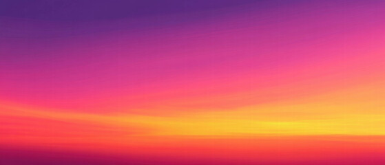 Obraz premium Vibrant sunset sky with orange, pink, and purple hues creating a stunning evening backdrop