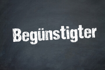 Obraz premium Begünstigter 