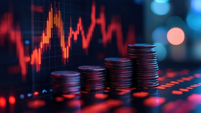 Financial Growth and Investment Trend Chart