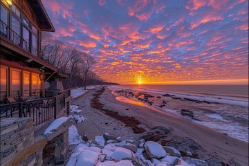 A cozy coastal cottage with private beach access