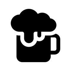 beer glyph icon