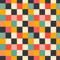 repeat pattern retro style graphic