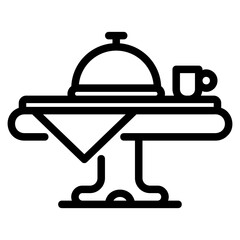 Dinning table icon