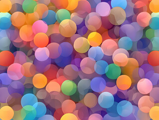 Colorful Abstract Circle Background