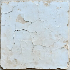 Obraz premium Cracked White Plaster Background Texture