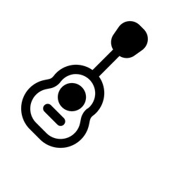 guitar line icon