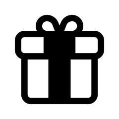 Obraz premium gift box line icon