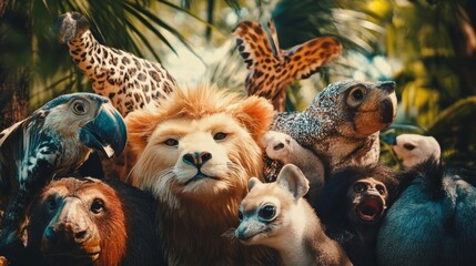 Obraz premium exotic animals, rare species, wildlife, unique creatures, endangered animals