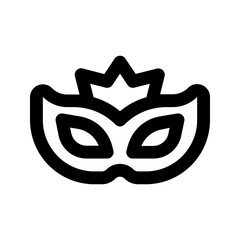 eye mask line icon