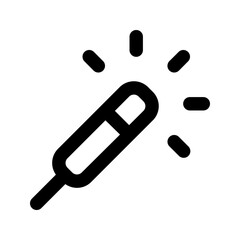 sparklers line icon