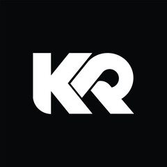 KR Letter Logo-Minimalist Logo-Letter Logo-Monogram Logo