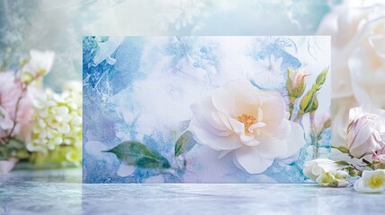 flowers in the water