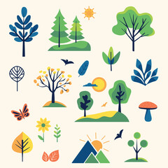 vector clipart for an eco-friendly environment