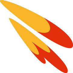 Hand Drawn Fire Trail