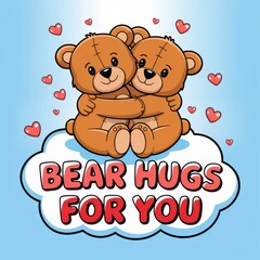 Teddy Bears with Hearts
