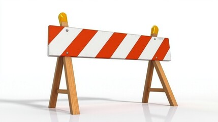 prohibited barrier, Not Allowed Sign