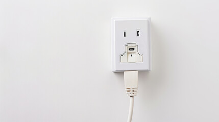 Surge Protector isolated on White background
