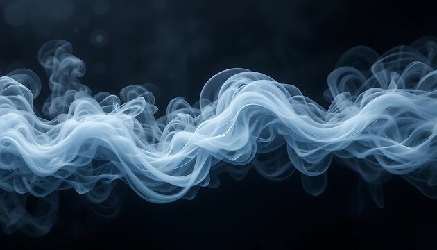 Freezing Cold Steam Motion Blur Abstract Texture Overlay Stock Illustration