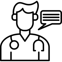 Doctor Consultation Icon