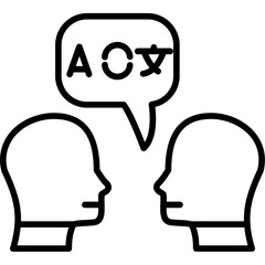 Language Interaction Icon