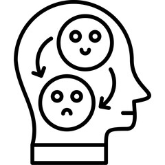 Obraz premium Emotional Regulation Icon