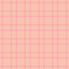 Relief vector tartan check, filigree background pattern plaid. Worn seamless texture fabric textile in light and red colors.