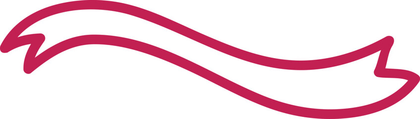 Doodle Lined Festive Ribbon