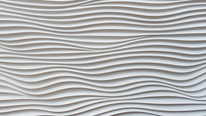 Modern minimalist textured white wall design