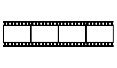 film strip isolated on white