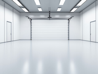Expansive Garage Mockup Features Blank Tool Inventory, Perfect for Organized Workshop Design