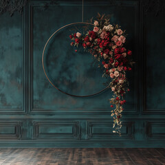 Photoshoot Backdrop Digital Backdrop | Fine Art Curtain Wall Textures for Studio Photography | Elegant Photoshoot Background and Overlay Design	
