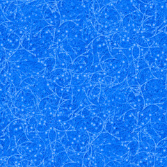 Seamless texture of a stylized blue ice pattern for Christmas-themed backgrounds and designs