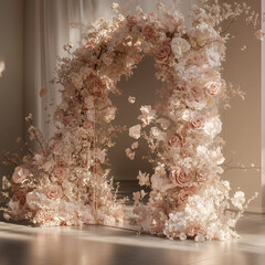 Photoshoot Backdrop Digital Backdrop | Fine Art Curtain Wall Textures for Studio Photography | Elegant Photoshoot Background and Overlay Design	
