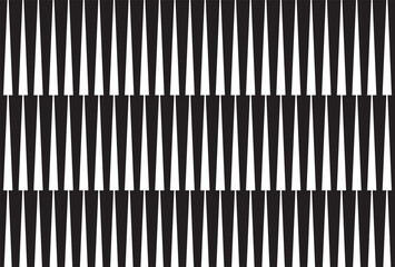 Seamless monochrome geometric pattern. Black and white background.