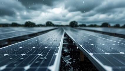 Solar Panels under Dark Clouds