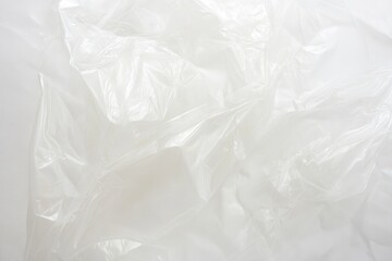 Obraz premium Minimalist Design Featuring Thin Transparent Plastic Film Texture for Modern Print Projects