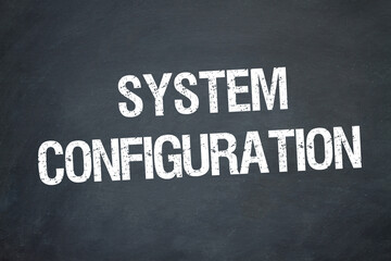 Obraz premium System Configuration 