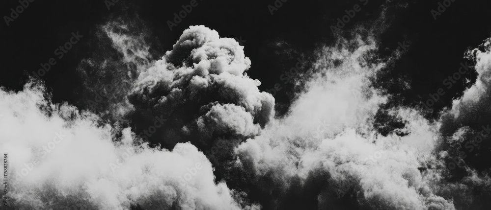 Aufkleber dreamy cloud textures overlay creating a mystical atmosphere in the sky