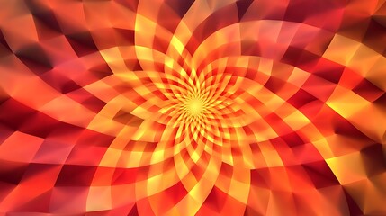 Abstract fiery swirling vortex.  Warm colors, vibrant energy, dynamic design.  Perfect for backgrounds, art, or design projects.