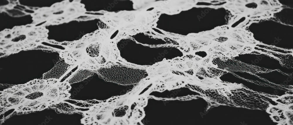 Poster Intricate lace overlay texture showcasing delicate design patterns and craftsmanship