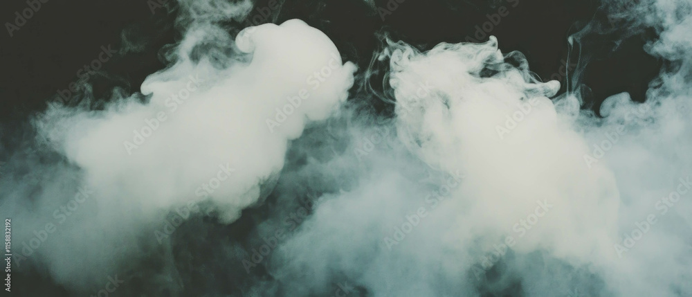 Poster swirling smoke texture overlay for creative design and artistic projects