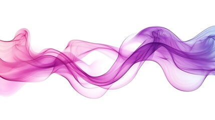 Fototapeta premium Abstract Purple and Pink Flowing Smoke Design
