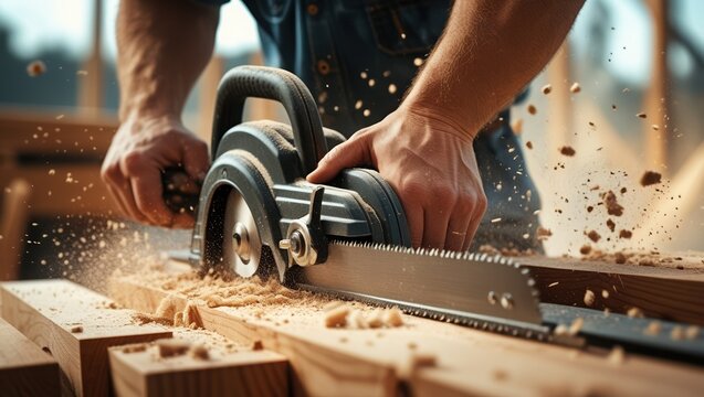 Craftsmanship in Woodworking with Circular Saw