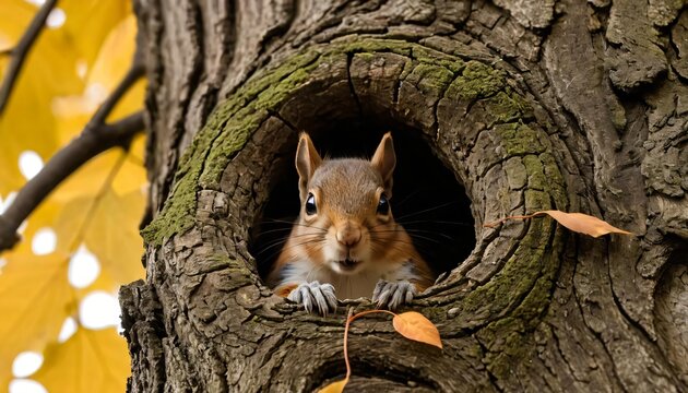 squirrel in the tree