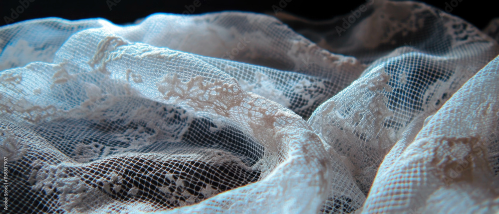 Poster delicate lace overlay texture perfect for backgrounds and design projects