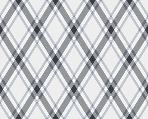 Argyle pattern of geometric rhombus. Harlequin check wallpaper design. Classic diamond shaped textile material for web background, print fabric clothing, sweater, wrapping paper, gift card, invitation