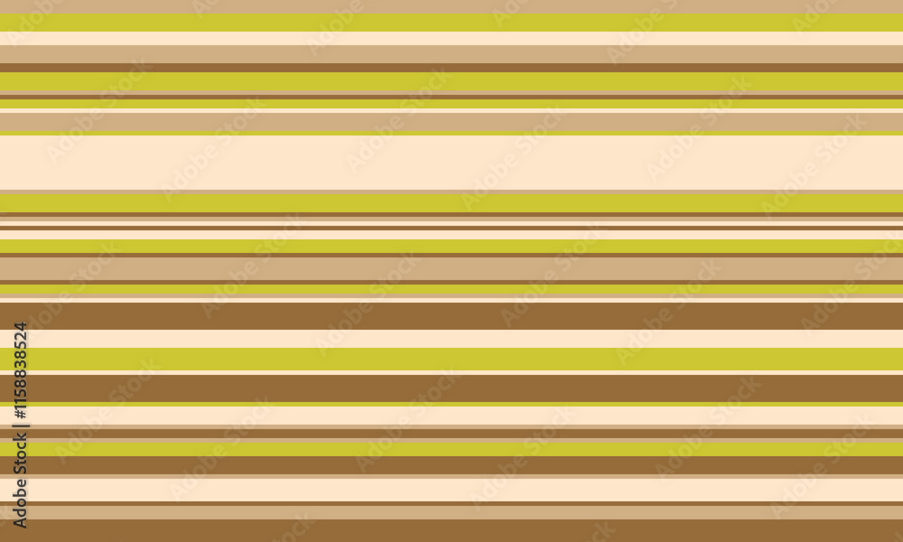 Aufkleber geometric stripes seamless vector pattern with horizontal lines in varied colours, creating an abstr