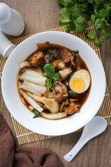 Rolled Rice Noodles in Five-spices Broth , Chinese noodles